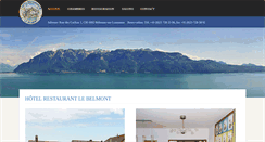 Desktop Screenshot of hotelbelmont.ch